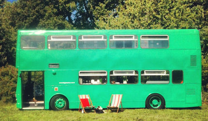 Big Green Bus Quirky Hotels